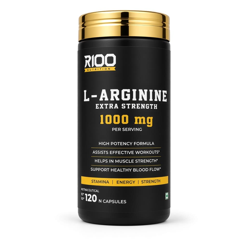 R100 L-Arginine Extra Strength — front